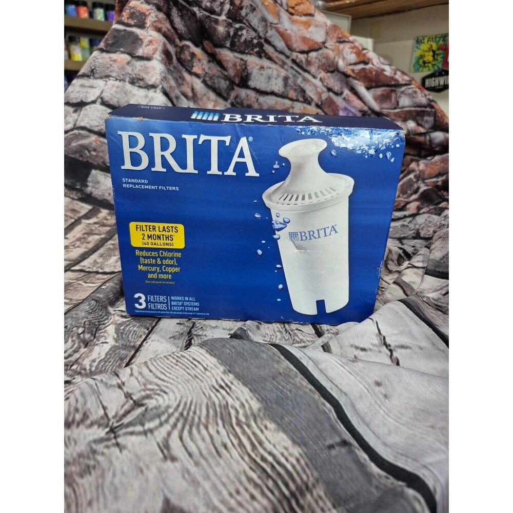 New In Box Brita Water Filters Standard Replacement All Systems Except Stream